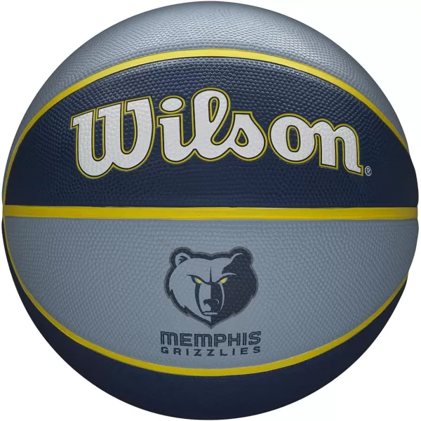 WILSON NBA Alliance Series Basketballs - Team Logo Basketballs - 29.5" and Mini Sizes