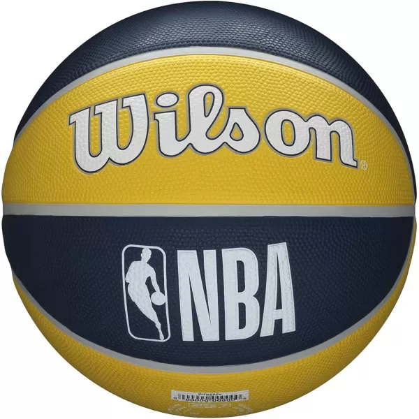 WILSON NBA Alliance Series Basketballs - Team Logo Basketballs - 29.5" and Mini Sizes