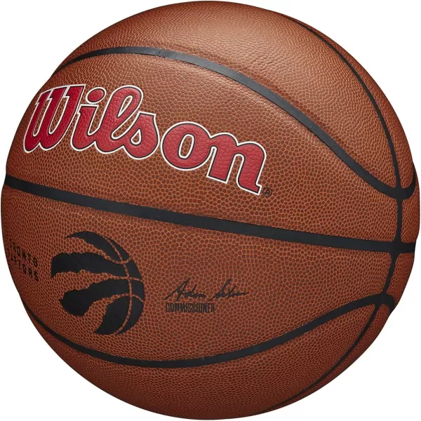 WILSON NBA Alliance Series Basketballs - Team Logo Basketballs - 29.5" and Mini Sizes
