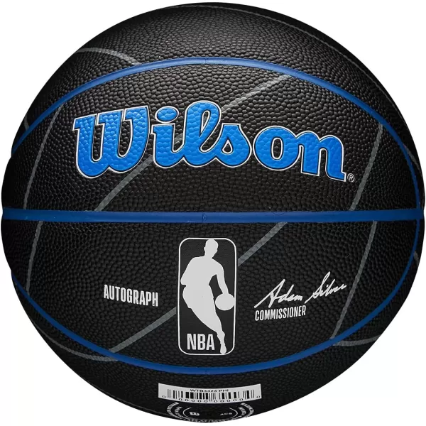 WILSON NBA Alliance Series Basketballs - Team Logo Basketballs - 29.5" and Mini Sizes
