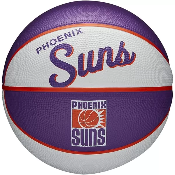 WILSON NBA Alliance Series Basketballs - Team Logo Basketballs - 29.5" and Mini Sizes