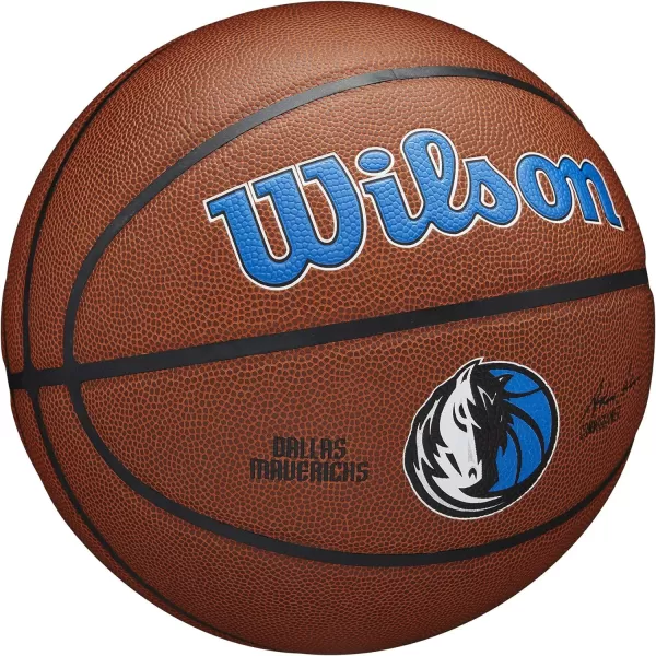 WILSON NBA Alliance Series Basketballs - Team Logo Basketballs - 29.5" and Mini Sizes