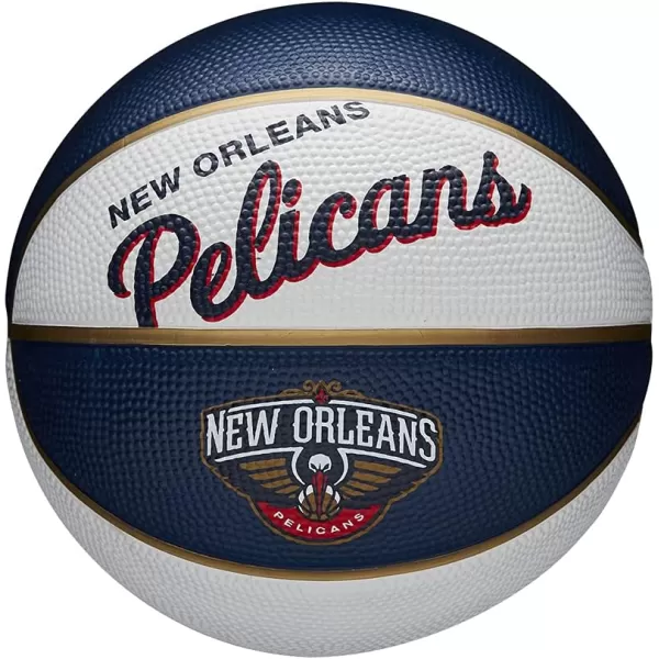 WILSON NBA Alliance Series Basketballs - Team Logo Basketballs - 29.5" and Mini Sizes