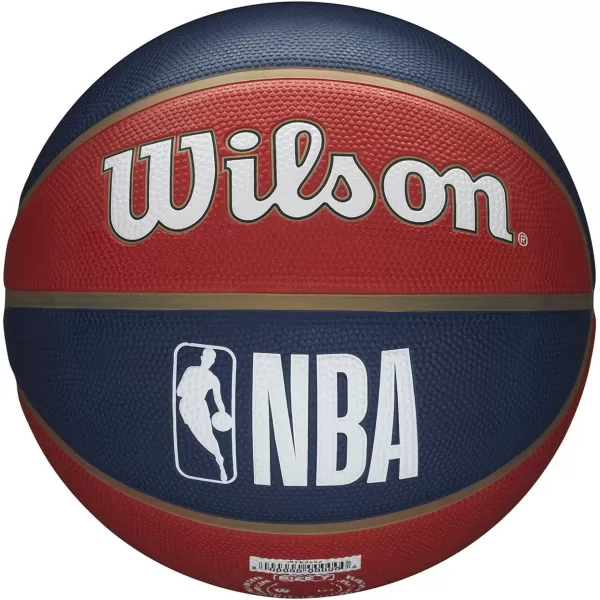 WILSON NBA Alliance Series Basketballs - Team Logo Basketballs - 29.5" and Mini Sizes