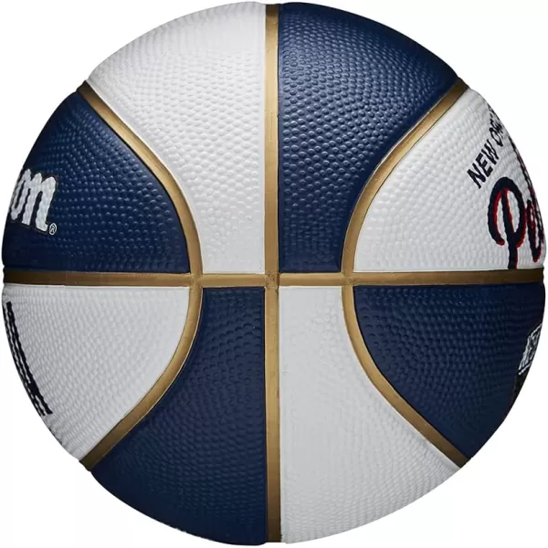 WILSON NBA Alliance Series Basketballs - Team Logo Basketballs - 29.5" and Mini Sizes