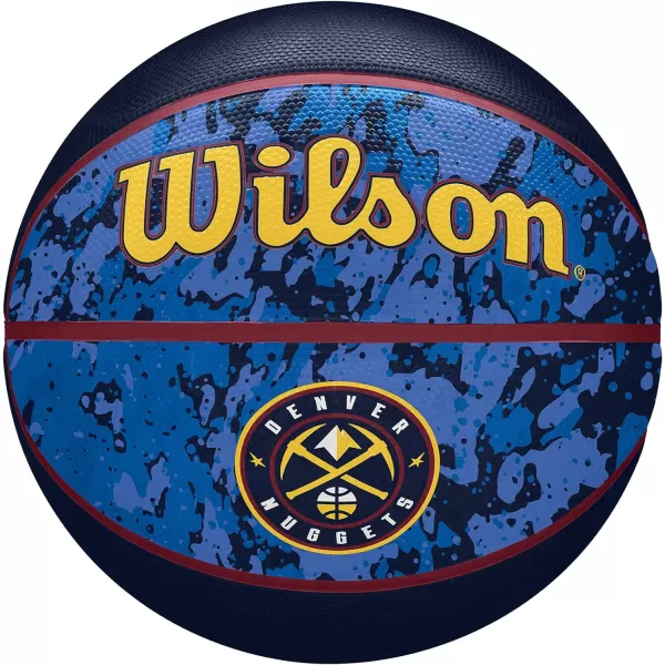 WILSON NBA Alliance Series Basketballs - Team Logo Basketballs - 29.5" and Mini Sizes