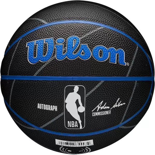 WILSON NBA Alliance Series Basketballs - Team Logo Basketballs - 29.5" and Mini Sizes
