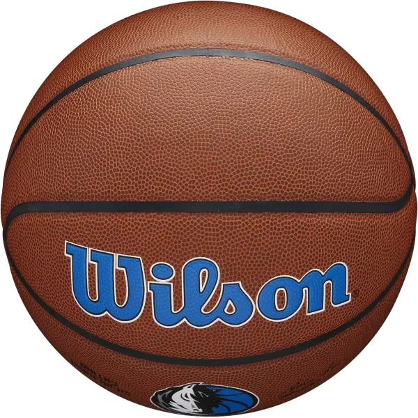 WILSON NBA Alliance Series Basketballs - Team Logo Basketballs - 29.5" and Mini Sizes