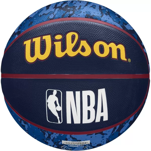 WILSON NBA Alliance Series Basketballs - Team Logo Basketballs - 29.5" and Mini Sizes