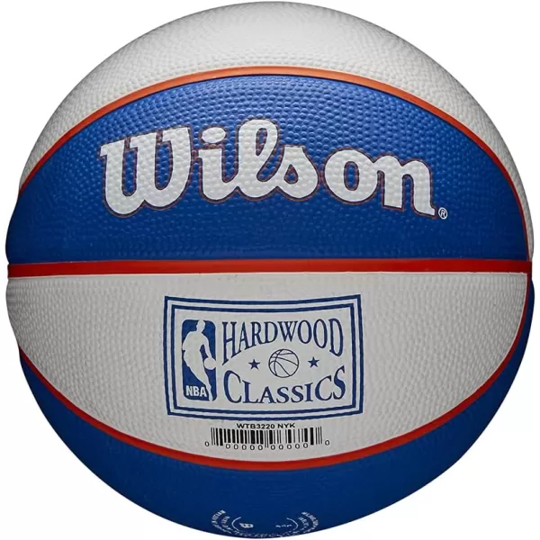 WILSON NBA Alliance Series Basketballs - Team Logo Basketballs - 29.5" and Mini Sizes