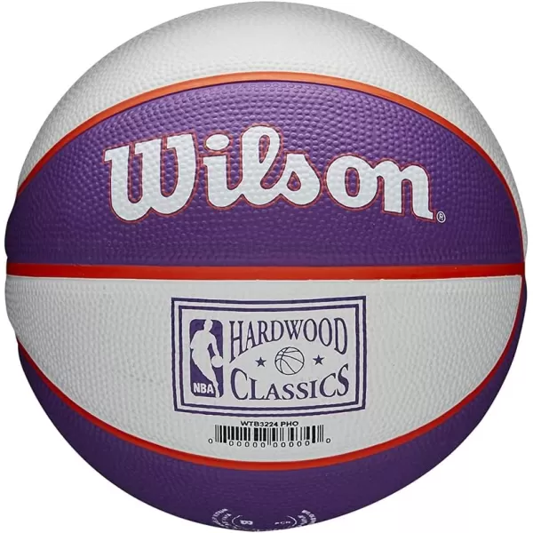 WILSON NBA Alliance Series Basketballs - Team Logo Basketballs - 29.5" and Mini Sizes
