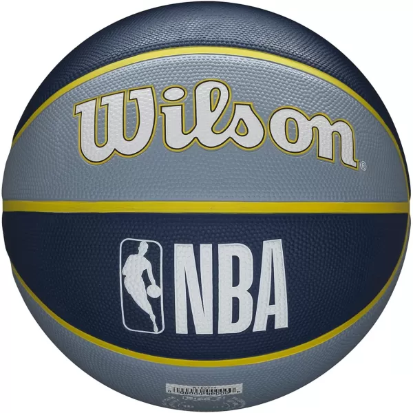 WILSON NBA Alliance Series Basketballs - Team Logo Basketballs - 29.5" and Mini Sizes