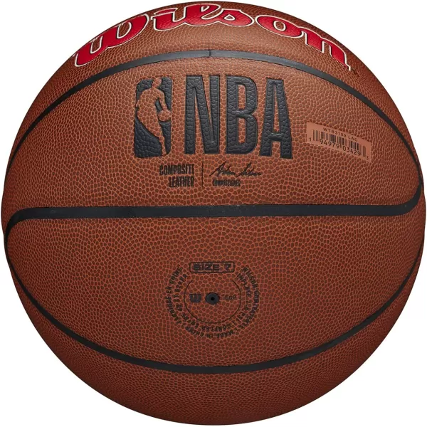 WILSON NBA Alliance Series Basketballs - Team Logo Basketballs - 29.5" and Mini Sizes