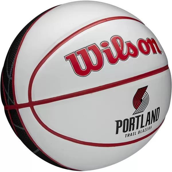 WILSON NBA Alliance Series Basketballs - Team Logo Basketballs - 29.5" and Mini Sizes