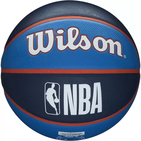 WILSON NBA Alliance Series Basketballs - Team Logo Basketballs - 29.5" and Mini Sizes