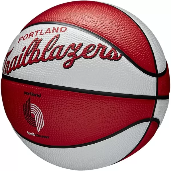 WILSON NBA Alliance Series Basketballs - Team Logo Basketballs - 29.5" and Mini Sizes