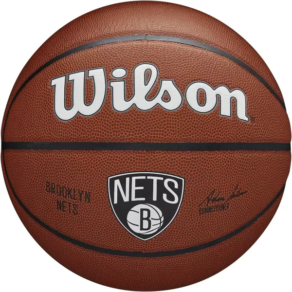 WILSON NBA Alliance Series Basketballs - Team Logo Basketballs - 29.5" and Mini Sizes