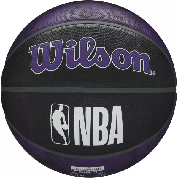 WILSON NBA Alliance Series Basketballs - Team Logo Basketballs - 29.5" and Mini Sizes