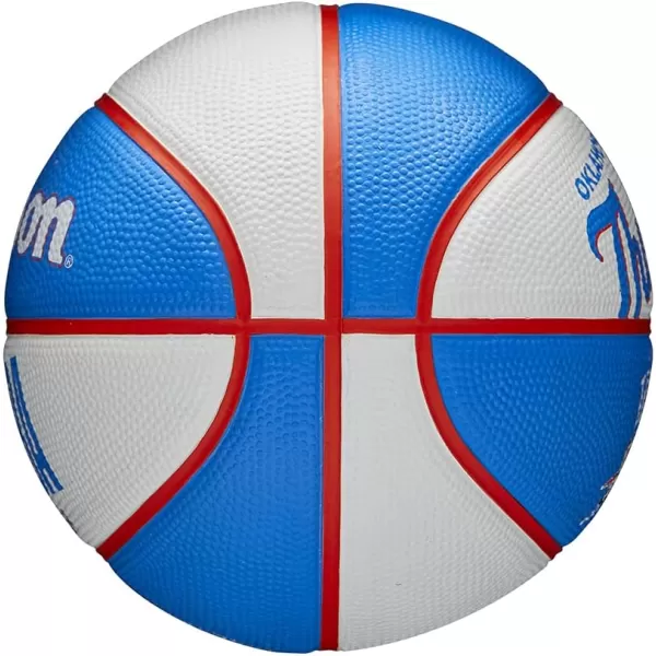 WILSON NBA Alliance Series Basketballs - Team Logo Basketballs - 29.5" and Mini Sizes
