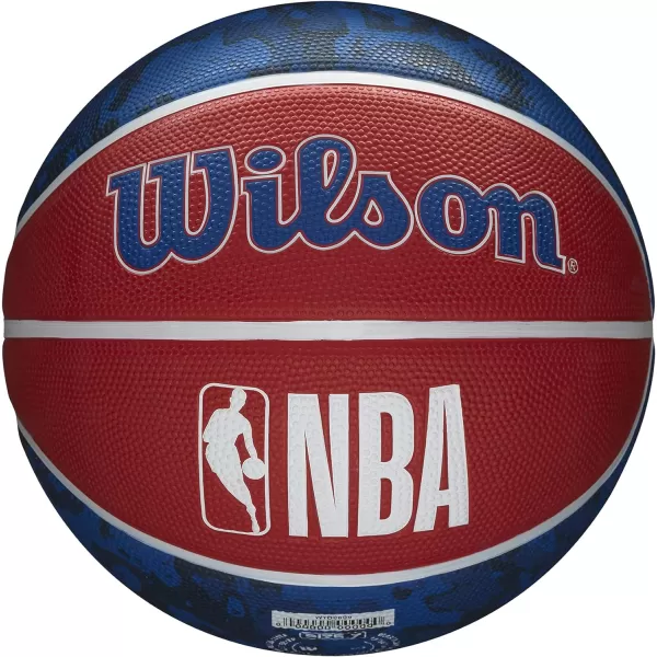 WILSON NBA Alliance Series Basketballs - Team Logo Basketballs - 29.5" and Mini Sizes