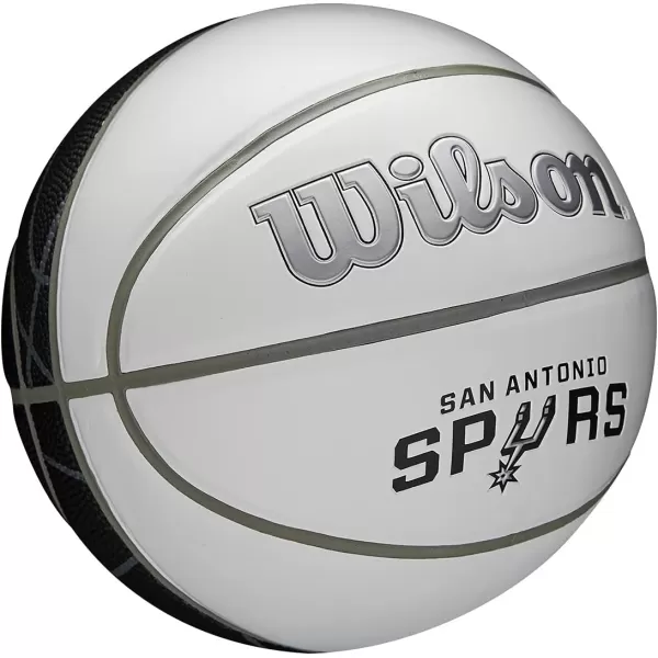 WILSON NBA Alliance Series Basketballs - Team Logo Basketballs - 29.5" and Mini Sizes