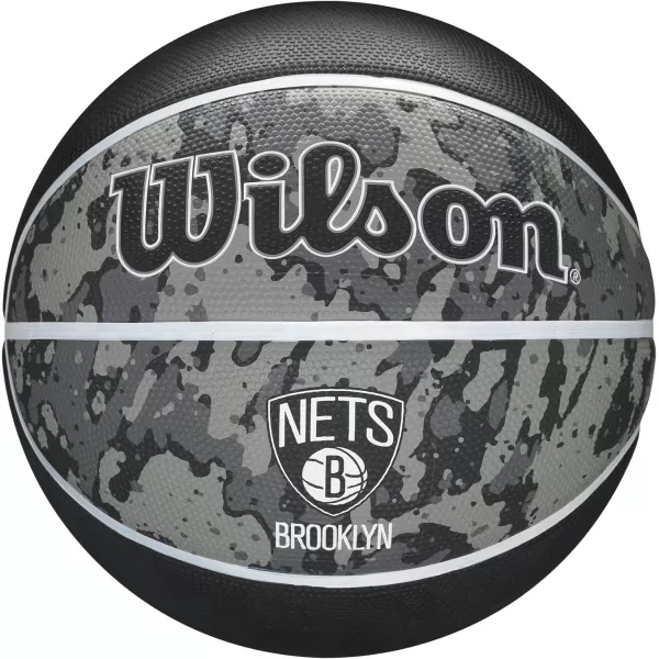 WILSON NBA Alliance Series Basketballs - Team Logo Basketballs - 29.5" and Mini Sizes