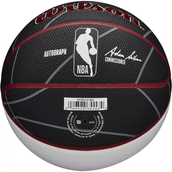 WILSON NBA Alliance Series Basketballs - Team Logo Basketballs - 29.5" and Mini Sizes