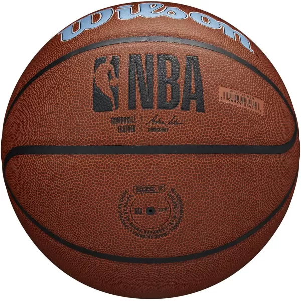 WILSON NBA Alliance Series Basketballs - Team Logo Basketballs - 29.5" and Mini Sizes
