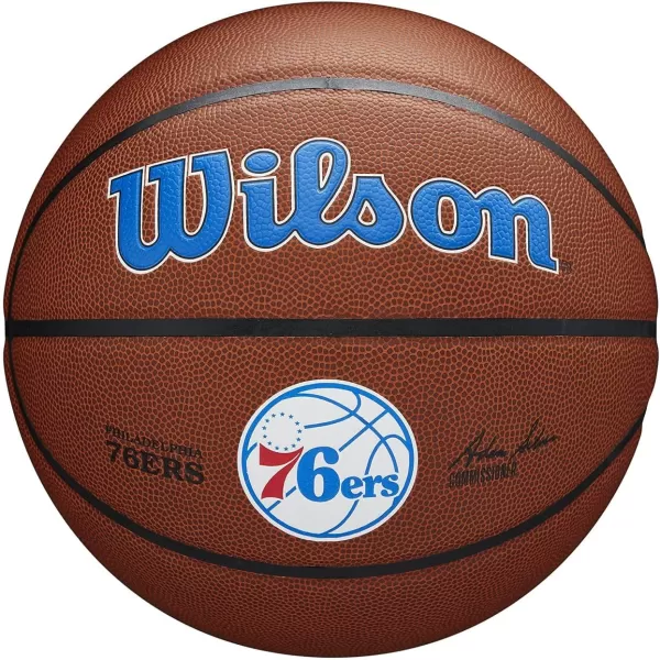 WILSON NBA Alliance Series Basketballs - Team Logo Basketballs - 29.5" and Mini Sizes