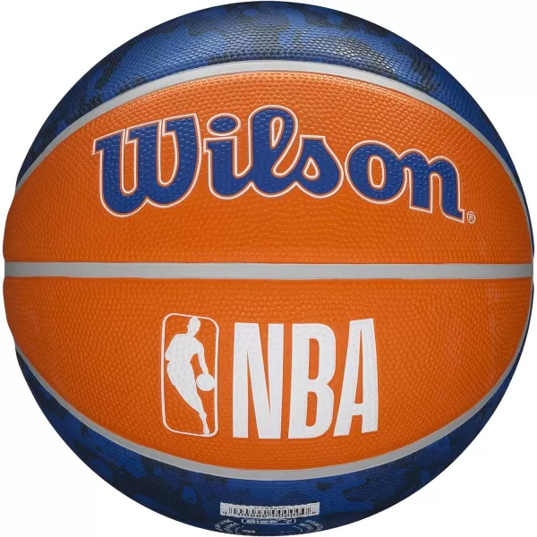 WILSON NBA Alliance Series Basketballs - Team Logo Basketballs - 29.5" and Mini Sizes