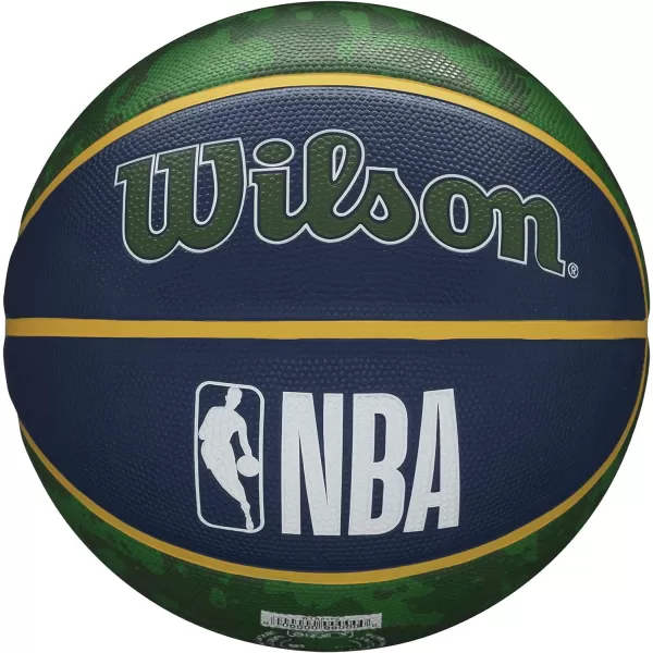 WILSON NBA Alliance Series Basketballs - Team Logo Basketballs - 29.5" and Mini Sizes