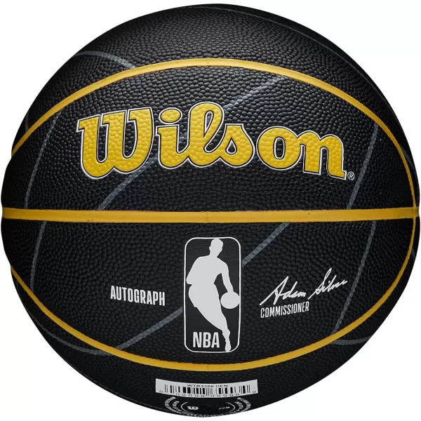 WILSON NBA Alliance Series Basketballs - Team Logo Basketballs - 29.5" and Mini Sizes