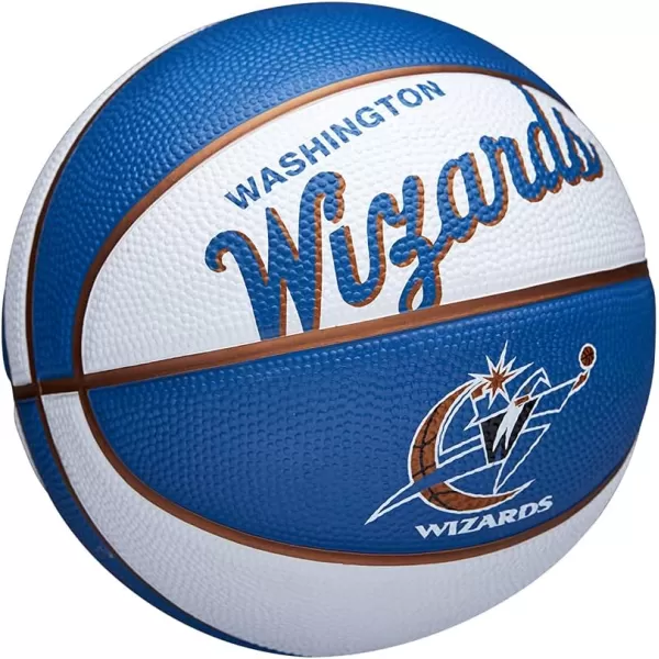 WILSON NBA Alliance Series Basketballs - Team Logo Basketballs - 29.5" and Mini Sizes
