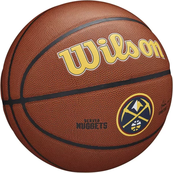 WILSON NBA Alliance Series Basketballs - Team Logo Basketballs - 29.5" and Mini Sizes