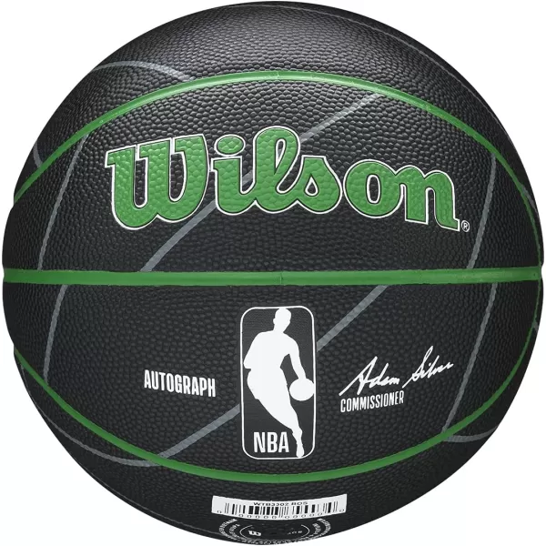 WILSON NBA Alliance Series Basketballs - Team Logo Basketballs - 29.5" and Mini Sizes