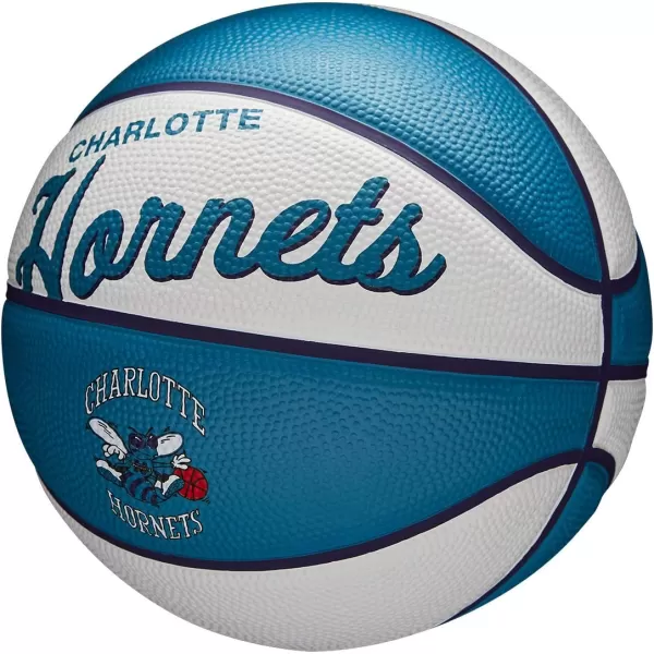 WILSON NBA Alliance Series Basketballs - Team Logo Basketballs - 29.5" and Mini Sizes