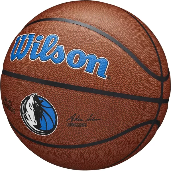 WILSON NBA Alliance Series Basketballs - Team Logo Basketballs - 29.5" and Mini Sizes