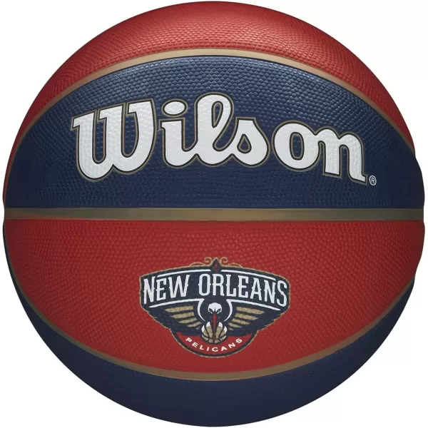 WILSON NBA Alliance Series Basketballs - Team Logo Basketballs - 29.5" and Mini Sizes