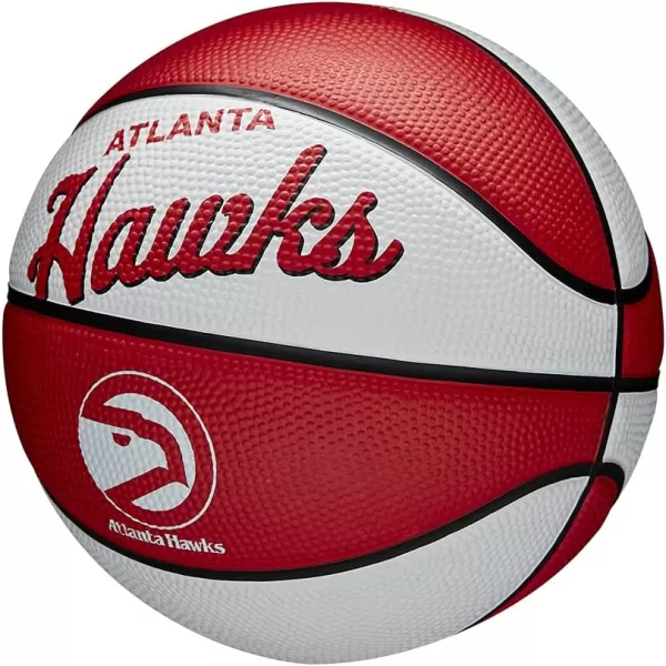 WILSON NBA Alliance Series Basketballs - Team Logo Basketballs - 29.5" and Mini Sizes