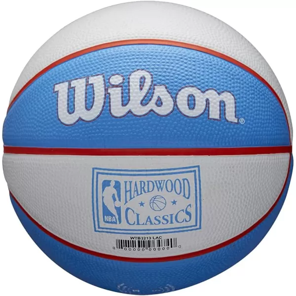 WILSON NBA Alliance Series Basketballs - Team Logo Basketballs - 29.5" and Mini Sizes