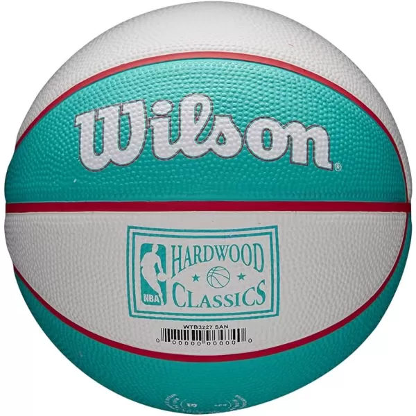 WILSON NBA Alliance Series Basketballs - Team Logo Basketballs - 29.5" and Mini Sizes