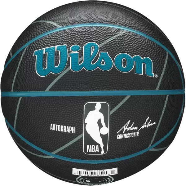 WILSON NBA Alliance Series Basketballs - Team Logo Basketballs - 29.5" and Mini Sizes