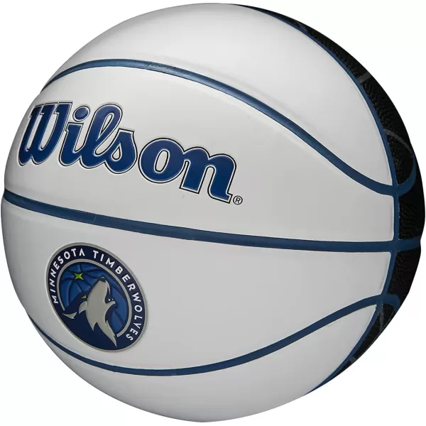 WILSON NBA Alliance Series Basketballs - Team Logo Basketballs - 29.5" and Mini Sizes