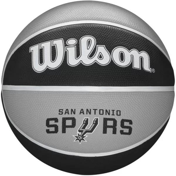 WILSON NBA Alliance Series Basketballs - Team Logo Basketballs - 29.5" and Mini Sizes