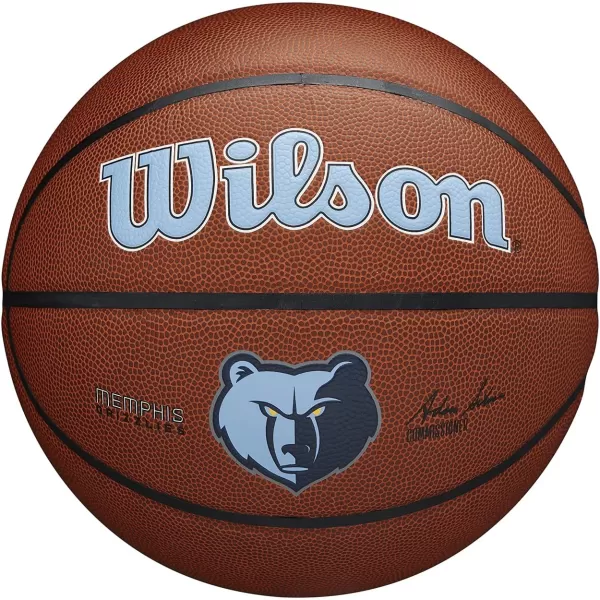WILSON NBA Alliance Series Basketballs - Team Logo Basketballs - 29.5" and Mini Sizes