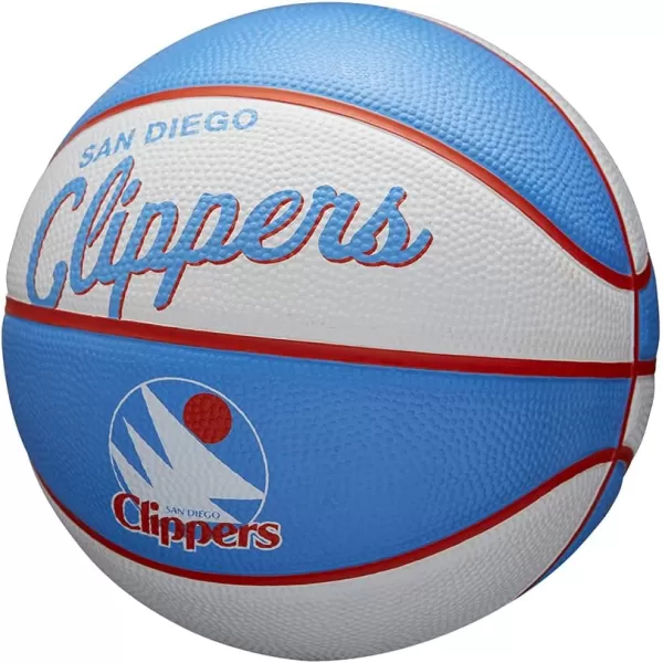 WILSON NBA Alliance Series Basketballs - Team Logo Basketballs - 29.5" and Mini Sizes