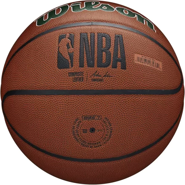 WILSON NBA Alliance Series Basketballs - Team Logo Basketballs - 29.5" and Mini Sizes