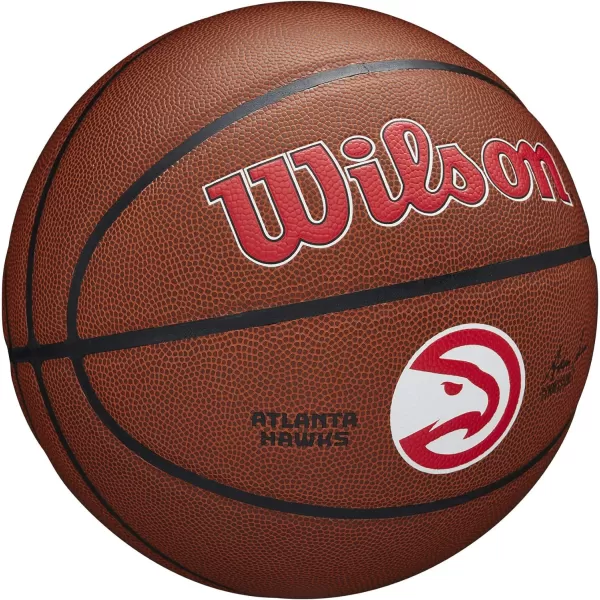 WILSON NBA Alliance Series Basketballs - Team Logo Basketballs - 29.5" and Mini Sizes