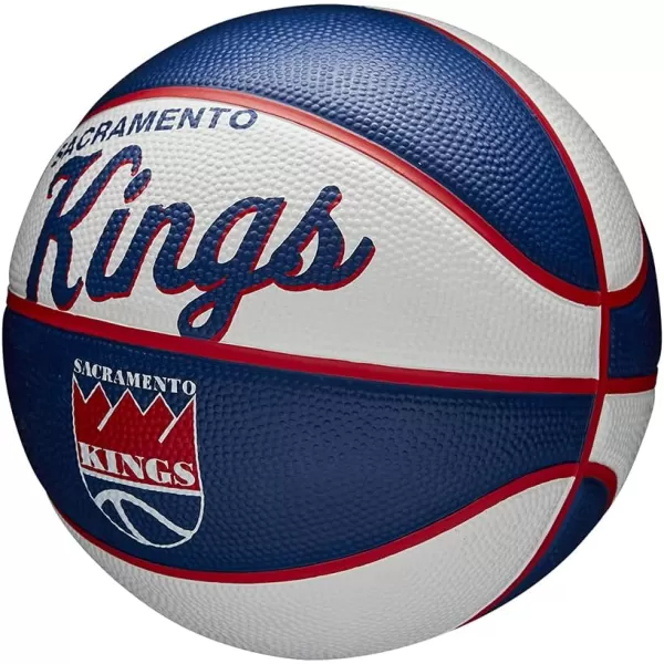 WILSON NBA Alliance Series Basketballs - Team Logo Basketballs - 29.5" and Mini Sizes