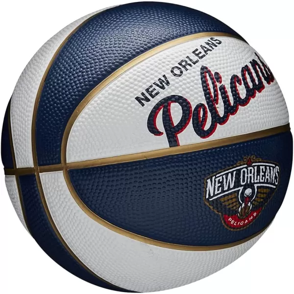WILSON NBA Alliance Series Basketballs - Team Logo Basketballs - 29.5" and Mini Sizes